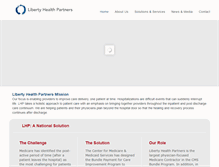 Tablet Screenshot of libertyhealthpartners.com